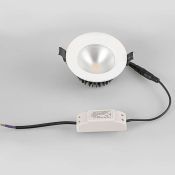 Встраиваемый светильник   9W Белый теплый 021067 LTD-105WH-FROST-9W 220V IP44 круглый белый