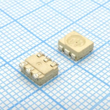 Светодиод smd 5060 RGB   0.11-0.52cd KAAF-5060QBDSURKZGCT