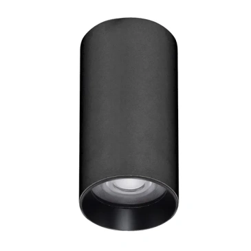 Накладной светильник  12W Белый теплый 052341 SP-GABI-SURFACE-R60-12W 60deg 220V IP40 цилиндр черный
