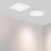 светильник   3W Белый теплый  015392 LTM-S46x46WH 3W 30deg 220V квадратный встраиваемый белый