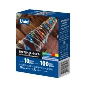 гирлянда РОСА MULTICOLOR UL-00011305 ULD-S1000-100-DTA прозрачный провод MULTI IP20 DEW BAND 10м