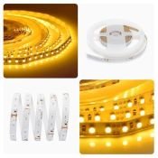 Светодиодная лента Желтый 3528 12V  4.8W/m 60Led/метр 00-33 Стандарт 8мм