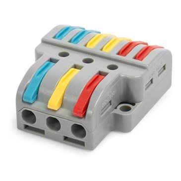Клеммная колодка СМК 222-436 серый (аналог WAGO)