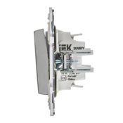 Выключатель встраиваемый трехклавишный IEK SKANDY SK-V30-0-10-K50 SK-V11N металл никель