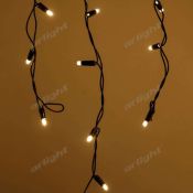 гирлянда БАХРОМА   6W Белый теплый 026013 ARD-EDGE-CLASSIC-2400x600-BLACK-88LED-STD WARM 230V IP65