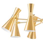 Люстра подвесная Lightstar без лампы 816081 DUMO 8х40W E14 латунь/золото
