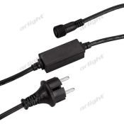 Шнур питания ARD-CLASSIC-FLASH-1.5M Black (230V, 1.6A) IP44  025885