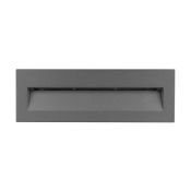 светильник  8W Белый теплый 029964 LTD-TRAIL-S226x76 220V прямоугольный  встраиваемый серый