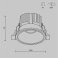 Встраиваемый светильник  7W Белый теплый DL058-7W3K-B Раунд/Round 50deg 230V круглый черный