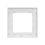 Рамка стеклянная 1 пост Arlight GLARE 043786 FRM-GLARE-GS-1-WH белая