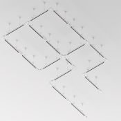 Шинопровод трехфазный TRX005-313W Trinity 3м белый накладной/подвесной