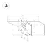 Коннектор угловой MAG-MICROCOSM-CON-FDW-L90-INT (WH) 062721