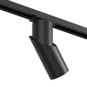 Трековый светильник однофазный  15W SOLID SLANT DK6080-BK под лампу GU10 IP20 на шинопровод черный