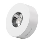 Круглый светильник   5W Белый теплый 020774 LTM-Roll-70WH 10deg 220V IP20 накладной белый