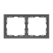 Рамка пластик 2 поста Arlight FRM-NOBE-SFPL-2-GR 054218(1) серый