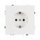 Штепсельная розетка встраиваемая Arlight SCT-NOBE-MEU1-SFPL-WH 054276 белый