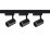 Готовый трековый набор VOLPE  24W Белый дневной UL-00006778 ULB-Q291 8W-4200К-K BLACK SET31 1.0м накладной прямой черный