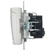 Штепсельная розетка встраиваемая IEK BRITE 16А BR-R16-16-K01 РСбш10-3-БрБ с з/к и шторками с крышкой белый IP20