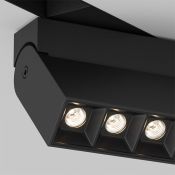 Трековый светильник 10W Белый теплый TR077-2-10W3K-B Точки / Points Rot Gravity 3000K чёрный
