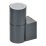 светильник IEK LIGHTING без лампы 5107 LT-UBU0-5107-GU10-1-K03 IP65 цилинд накладной серый