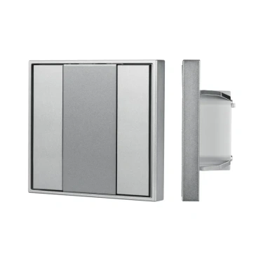 Панель Knob DALI-201-23-2K-D2-IN Silver (BUS, Frame) 048221