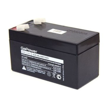 аккумулятор свинцово-кислотный   1.2 A/h 12V LA-1212 GoPower