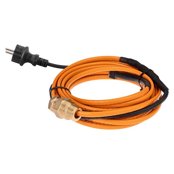 Саморегулирующийся греющий кабель  10W SRP 10HTM2-CT в трубу 10W/м 220V готовый комплект 10 метров