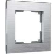 Рамка металлическая 1 пост WERKEL Aluminium WL11-Frame-01 / W0011706  алюминий