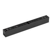 Магнитный трековый светильник  6W Белый дневной MAG-FLAT-25-L200 100deg  24V на магнитный шинопровод черный 033238