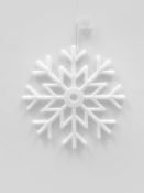 украшение   10W СНЕЖИНКА  MULTICOLOR UL-00001403 ULD-H4040-048/DTA MULTI IP20 SNOWFLAKE