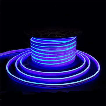 Гибкий неон  450W Синий 8х15мм FX-WPD-24V-B IP65 двусторонний 50метров