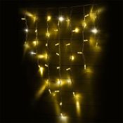 гирлянда БАХРОМА  10.5W Белый теплый i-WR-132-3x0.9M-WW, белый провод каучук, без мерцания 230V IP66