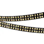 Светодиодная лента Белый дневной 2835 24V 24W/m 320Led/метр 032608(2) RT -5000 4000K LUX (чёрная плата)