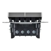 Выключатель встраиваемый двухклавишный перекрестный IEK BRITE BR-V23-0-10-K36 ВС10-2-3-БрЖ жемчуг