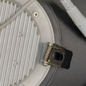 Встраиваемый светильник-панель  12W Белый дневной 016568  LT-R160WH стекло 220V IP20 круглый белый