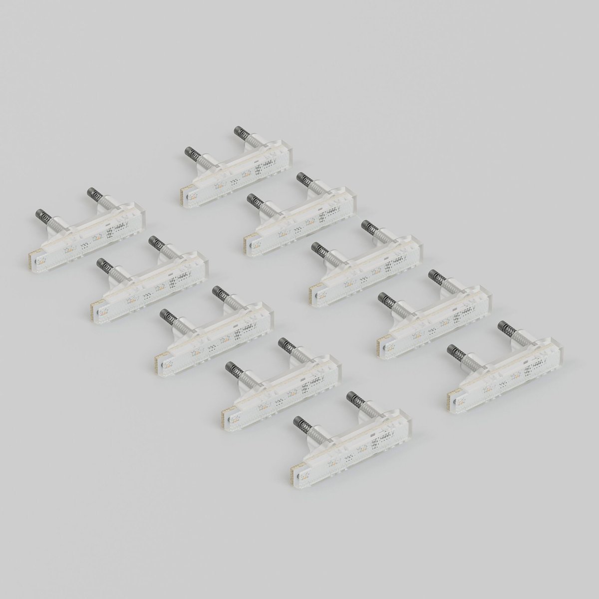 Блок LED подсветки для выключателя W8020101/a069706 белый (10 шт)