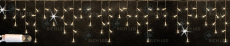 гирлянда БАХРОМА   5W Белый теплый, Rich LED RL-i3*0.5F-CW/WW,  белый провод 3x0.5 м., соединяемая, 220V, 112 Led, IP65, мерцание
