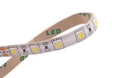 Светодиодная лента Белый 5060 24V 14.4W/m 60Led/метр герм (силикон) 00-00009710 SWG560-24-14.4-W-65-M