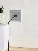 Розетка встраиваемая HDMI IEK BRITE BR-H10-K47 РHDMI-0-БрА алюминий