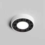 Встраиваемый светильник  10W Белый дневной DENKIRS DUAL DK2440-WB 220V IP20 круглый белый/черный