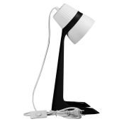 светильник настольный без лампы ULO-K22 D-E14-A BLACK-WHITE UL-00009541 черный/белый