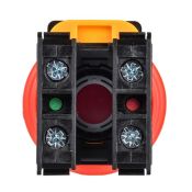 Кнопка &quot;Грибок&quot; MI-BG60-11M-3-21-K04 без фиксации d=22мм 1NO+1NC красная IP54 MASTER IEK