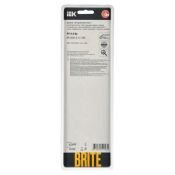 Рамка стеклянная 4 поста IEK BRITE BR-M42-G-41-K98 РУ-4-2-Бр песчаный RE