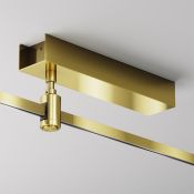 Основание потолочное Короткое / Short для блока питания с вводом питания Flarity TRA156C-BB1-BS латунь