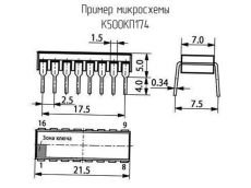 микросхема К500КП174