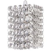 Подвесной светильник без лампы Lightstar 795414 CRISTALLO 1х40W G9 прямоугольный хром/прозрачный