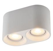 Накладной светильник DENKIRS без лампы DK3036-WH 2xGU5.3 фигурный белый