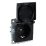 Штепсельная розетка встраиваемая IEK BRITE 16А BR-R16-16-K02 РСбш10-3-БрЧ с з/к и шторками с крышкой черный IP20