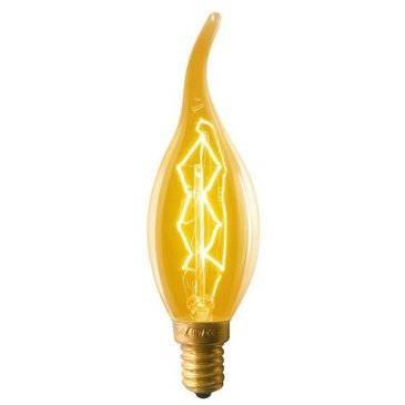 лампа ретро накаливания Vintage форма свеча на ветру 60W UL-00000483 IL-V-CW35-60/GOLDEN/E14 ZW01 диммируемая лампа ретро накаливания Vintage форма свеча на ветру 60W UL-00000483 IL-V-CW35-60/GOLDEN/E14 ZW01 диммируемая