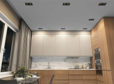 Встраиваемый светильник без лампы DENKIRS ROTO DK2122-BK 2xGU10 черный прямоугольный
